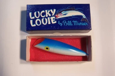 Lucky Louie Salmon Plug Синий Задний Цвет/Коробка и Вилка Отличное или Лучшее Состояние товара - Изображение 1 из 4