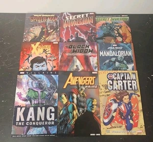 Job Lot Of 9 Marvel Graphic Novels Avengers X-Men Kang - Picture 1 of 10