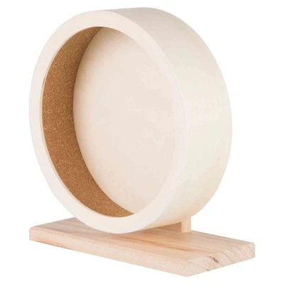 Trixie Holzlaufrad für Nager - leise, leichtgängig, sicher, Wirbelsäule schonend - Bild 1 von 3