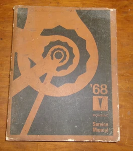 1968 Pontiac Shop Manual ORIGINAL  Clean Pages Very Good Condition Firebird, GTO - Picture 1 of 2