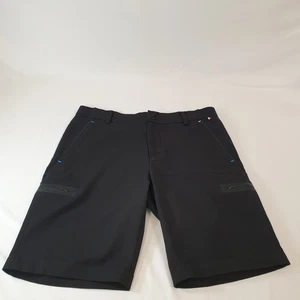 Tommy Hilfiger Smart Casual Cargo schwarze Herrenshorts 34" Taille Reißverschlusstaschen  - Bild 1 von 23