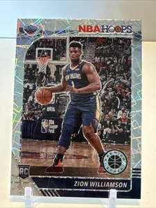 2019-20 Panini NBA Hoops Premium Stock - Zion Williamson #258 Silver Lazer Prizm - Foto 1 di 2