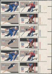 Plate Block of 12 stamps - Scott 1795-98 - 15 cent - Winter Olympics - 1979  MNH - Picture 1 of 1