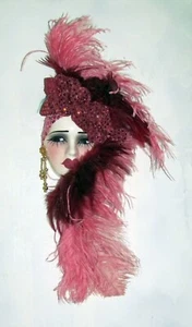 Unique Creations Lady Gesichtsmaske Wandkunst Wandbehang - NEU IM KARTON - Bild 1 von 1