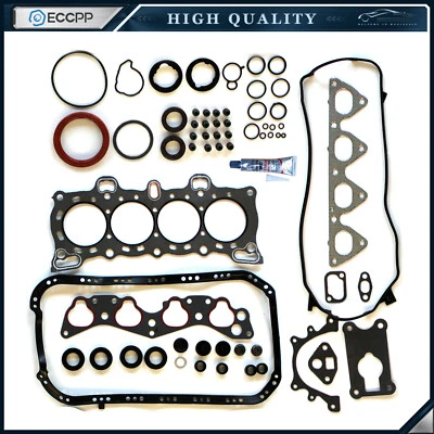 ECCPP Head Gasket Set For Honda Civic Del CRX DX HF D16A6 D15B2 D15B6 D15B7 SOHC - Image 1 of 4