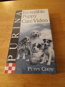 Purina Incredible Puppy Care Video (VHS Tape) B4 New In Wrapper - Picture 1 of 6