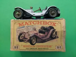 MATCHBOX MODELS OF YESTERYEAR- Y7 1913 MERCER RACEABOUT- EARLY LILAC COLOR - Picture 1 of 7