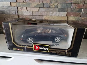 Burago Porsche 911 1993 Carrera Diamanten 1:18 Diecast Auto. Verpackt. - Bild 1 von 6