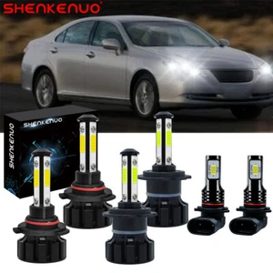 For Lexus ES350 2007-2009 Combo LED Bulbs Hi-Low Beam Headlight + Fog lights - Picture 1 of 12