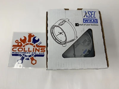 Wika 233.34 4.5" 52774846 Filled Process Pressure Gauge 0-2500PSI/180Bar 1/2" - Image 1 of 4