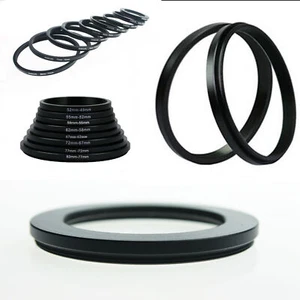 RISE(UK) 77mm-77mm 77-77 mm 77 to 77 Extend ring Filter Adapter black metal - Picture 1 of 3