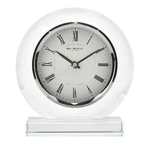 Widdop Quarz runde Glas Tischuhr W2670 - Bild 1 von 3
