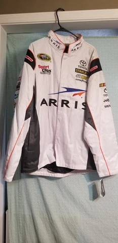 Carl Edwards #19 White Arris Nascar Jacket XL Cover