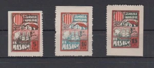 EL MASNOU (BARCELONA). EDIFIL 36/38 * LOTE DE 3 SELLOS - Picture 1 of 2