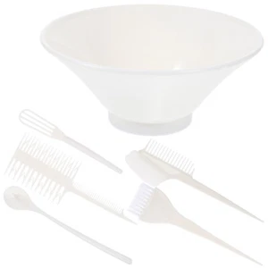 6 Pcs Baking Oil Tool Set Salon Hair Dye Comb Barbershop Coloring Brush - Picture 1 of 12