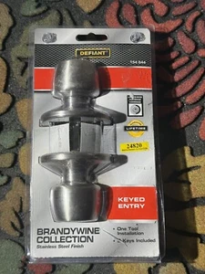 Defiant Brandywine Pomello per Porta Ingresso con Chiave in Acciaio Inox 154 644 - Foto 1 di 3