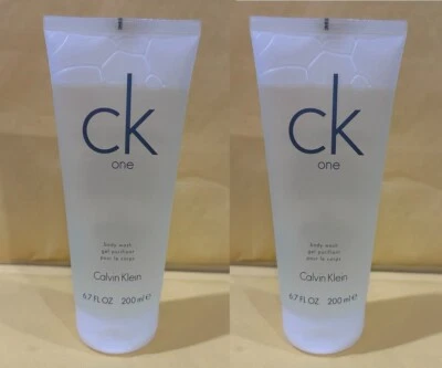 *PAQUETE DE 2* CK ONE de Calvin Klein para unisex 6,7 oz 200 ml jabón corporal SIN CAJA Foto 1 de 2