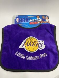 NBA Los Angeles Lakers Baby Infant Little Lakers Fan Bib