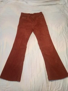 Vintage Levi's 646 1584 Corduroy Pants 70s Bell Bottom USA Made 33W x 31L* - Picture 1 of 16