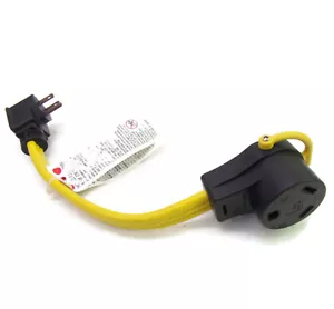 Autocaravana Arcon 30A - 15A coleta 125/250V Elect. Adaptador 12" con mango plegable 14366 - Imagen 1 de 6