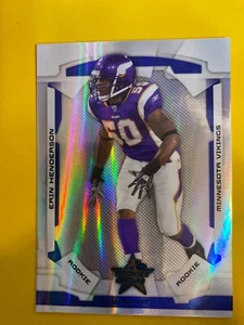 51482 008 Blatt R&S Langlebigkeit Saphir #136 Erin Henderson VIKINGS RC #10/149 - Bild 1 von 3