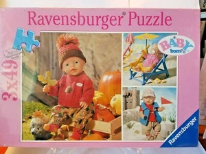 Ravensburger Original Jigsaw Puzzle Baby born - 3 x 49 pieces 093236 - Picture 1 of 4