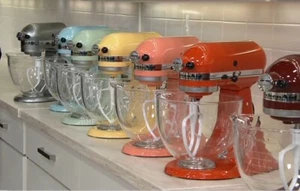 KitchenAid 5-qt Artisan 325W Tilt-Head Stand Mixer w/ Glass Bowl KSM154GB New - Picture 1 of 34