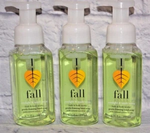 3 BATH & BODY WORKS I LOVE FALL GENTLE FOAMING HAND SOAP 8.75 EACH BOTTLE NEW - Picture 1 of 3