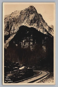 Postcard RPPC Washington Mt. Index Pickett Photo Railroad Track c. 1930s R I717 - Picture 1 of 2