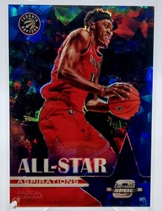2019-20 Contenders Optic All Star Aspirations Blue Ice Prizm- Pascal Siakam