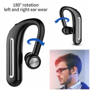 Wireless Bluetooth Headset Stereo Earpiece Earphone for Android iOS Cell Phones - Zdjęcie 1 z 13