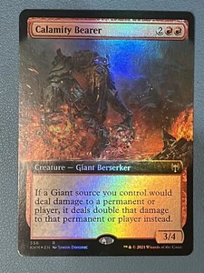 Calamity Bearer (Extended Art) Foil Kaldheim MTG KHM - Picture 1 of 1
