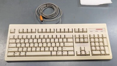 Vintage 1990s Compaq 235212-301 235496-301 PN RT6656TW Computer Keyboard - Image 1 of 4
