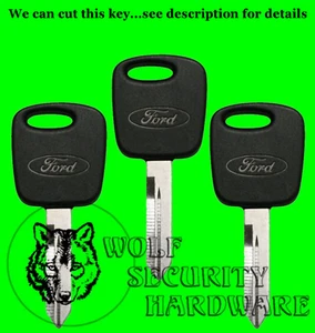 Lot of Three (3) Ford OEM PATS Transponder RFID Security Chip Key Blank IN STOCK - Picture 1 of 2