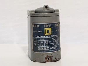 Square D 2601BG1 Reversing Drum Switch, 7.5HP @ 575vac Polyphase, 2601 BG-1 - Picture 1 of 19