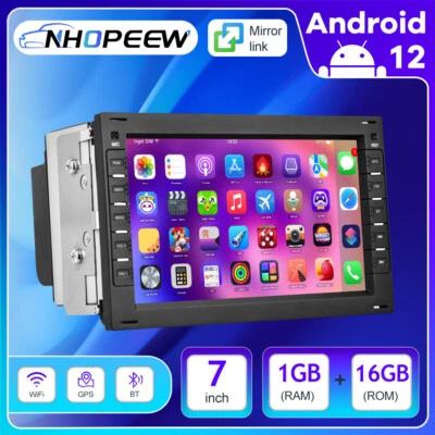 7 Android 15 Autoradio Navi Für VW SKODA PASSAT BORA POLO JETTA MK4 CITI CHICO - Bild 1 von 4