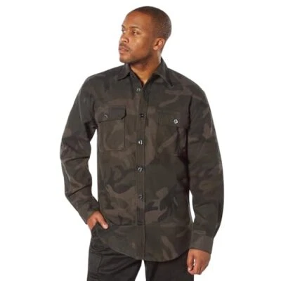 Rothco Midnight Camo Flannel Shirt 47310 - S - Image 1 of 4