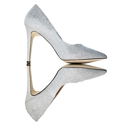 Classic Womens Silver Heels 4" Silver Sparkle Sz 8.5 Call It Spring BRAND NEW! - Image 1 of 4