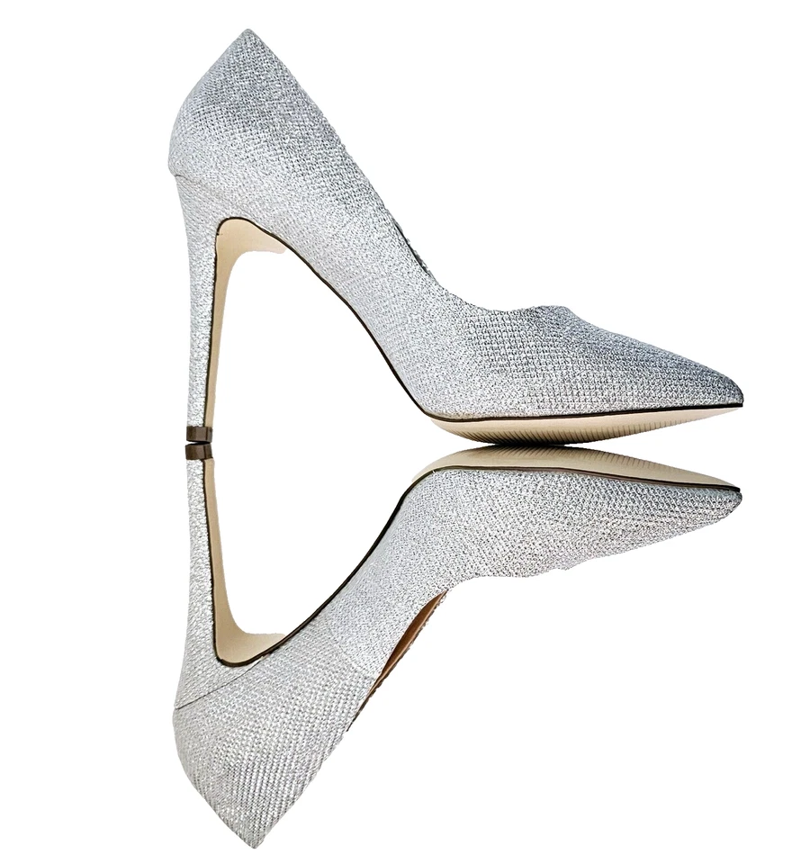 Classic Silver Heels 4" Silver Sparkle Womems Sz 8.5 Call It Spring BRAND NEW! - Image 1 of 4