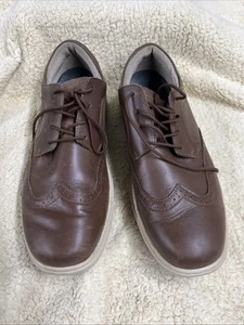 Orthofeet Moreno Herren Größe 12 Braun Leder Budapester Oxford Schuhe Turnschuhe - Bild 1 von 7