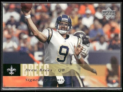 2006 Upper Deck Drew Brees #120 New Orleans Saints - Image 1 of 2