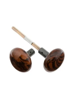 Пара дверных ручек в стиле Bennington со старинными железными хвостовиками - Изображение 1 из 2