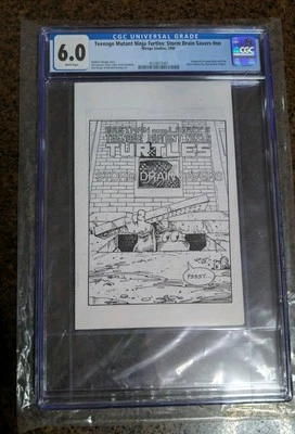 Teenage Mutant Ninja Turtles Storm Drain Savers CGC 6.0 Very Rare! Eastman/Laird - Image 1 of 2