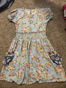 Floral Matilda Jane Dress Girl With Pockets Size 6 - Picture 1 of 3