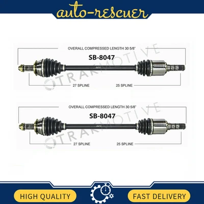 Pair of Front CV Axle Shafts for Subaru Outback Legacy Impreza SurTrack Set - Image 1 of 2
