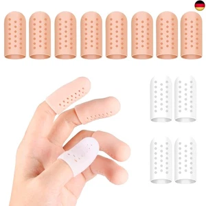 Xinzistar 12 Stück Fingerschutz Silikon Gel Fingerlinge Daumenschutz  - Bild 1 von 7