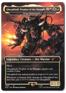Ghazghkull Profeta del Waaagh! Zurgo Helmsmasher (senza confini) #1028 SLD NM - Foto 1 di 2