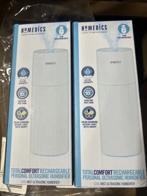 Homedics Set Of 2 Portable Ultrasonic Humidifiers - Image 1 of 4