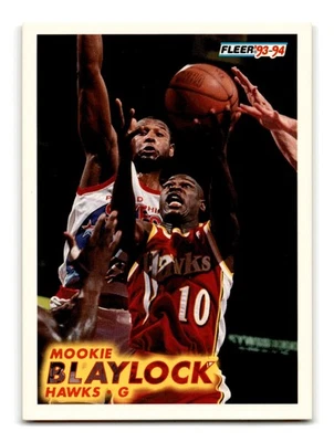 Mookie Blaylock 1993-94 Fleer #2 Atlanta Hawks Mint - Image 1 of 2