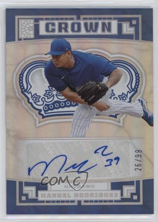 2022 Panini Capstone Crown Holo Silver /99 Manuel Rodriguez #C-MR Rookie Auto RC - Image 1 of 2
